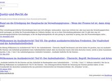 Justiz-und-Recht Juristische Recherchen im Internet. Rechtspolitik und Methode. Für Laien und Juristen.
