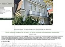 Kanzlei Klein in Dresden – Strafrecht und Steuerrecht