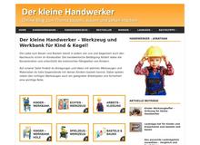 Kleine Handwerker – Blog zum Thema Kinderwerkzeug, basteln und bauen