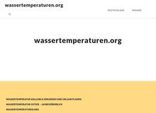 Wassertemperaturen.org