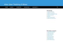 Trekking e Bikes – Ihr Weg zum Traum eBike!