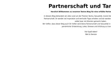 Partnerschaft und Tantrablog