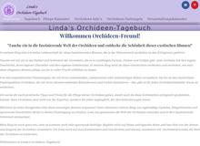 Linda‘s Orchideen-Tagebuch