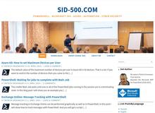 SID-500